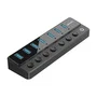 Vention Hub USB 3.0 CHXB0-EU con 7 Puertos y Puerto de Carga DC 5.5mm